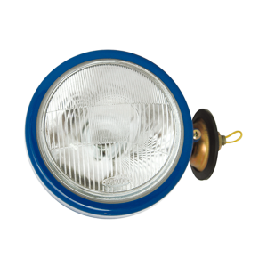 FAROL REDONDO 5" 3/4 DIANTEIRO FORD 4600 6500 AZUL 12V