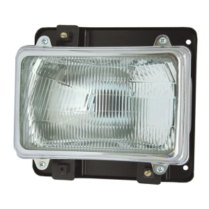 FAROL ALTO MERCEDES-BENZ CARA PRETA COM ARO CROMADO ÔNIBUS 0-371