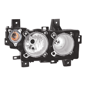 FAROL CAMINHÃO MERCEDES-BENZ ATEGO APÓS 2013 LADO ESQUERDO DUPLO COM SETA