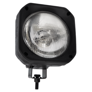 FAROL DE MILHA TRATOR QUAD 138X138 LENTE LISA NYLON