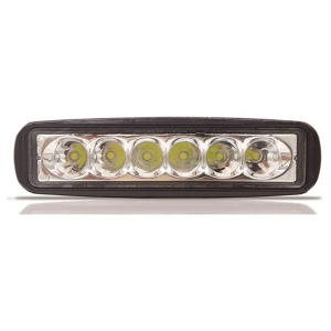 FAROL AUXILIAR RETANGULAR COM 6 LEDS 18W 12 E 24V