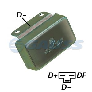 REGULADOR VOLTAGEM MB TODOS TOYOTA VALMET MAXION JI CASE AGRALE 12V