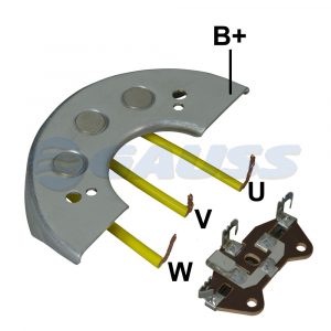 CONJUNTO RETIFICADOR AGRALE KOMATSU YANMAR MERCEDES BENZ SCANIA TOYOTA FIAT DIESEL 55 AMPERES