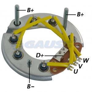 CONJUNTO RETIFICADOR ESCORT GUARUJÁ HOBBY GOL VOYAGE SAVEIRO GOL 1000 COM TRIO DIODO