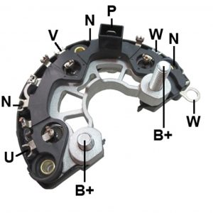 CONJUNTO RETIFICADOR F12000 F14000 F16000 BOSCH VALMET VALTRA