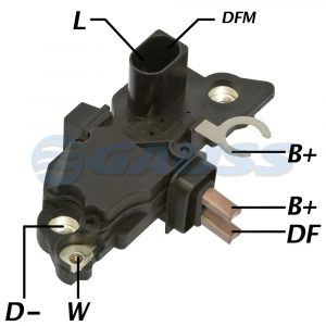 REGULADOR VOLTAGEM HONDA CIVIC 2001/2006 FIT ATÉ 2003 ACCORD