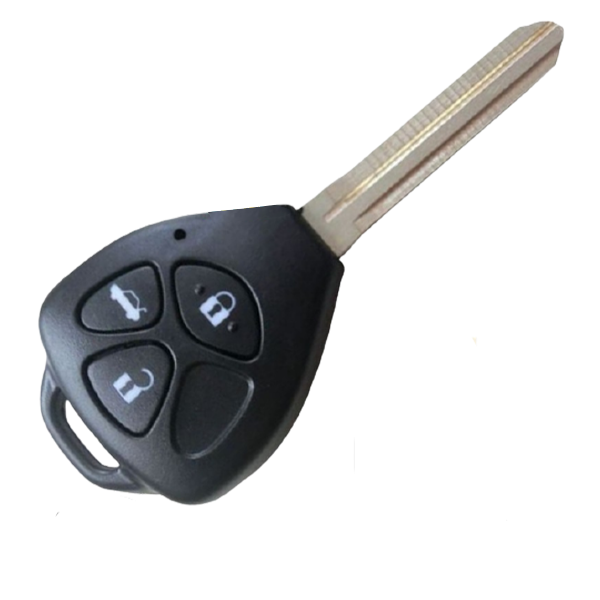 CHAVE TOYOTA COROLLA 3 BOTÕES OCA COM MALA SEM BOTÃO DE PANICO - Selvano -  Distribuidora de Peças e Acessórios em Dourados e região