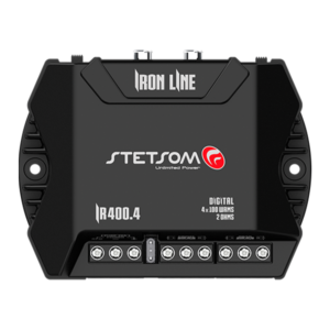 AMPLIFICADOR IRON LINE 400W 4 CANAIS 2 OHMS