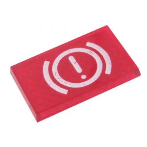 LENTE INDICADORA PAINEL FAIXA DE FREIO ÔNIBUS CAMINHÃO MODELO ANTIGO