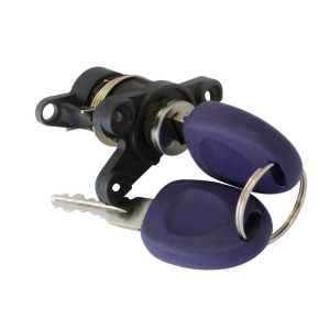 CILINDRO DO PORTA MALA PALIO IDEA 2004 ATÉ 2010 COM CHAVE AZUL