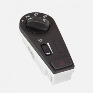 CHAVE LUZ PISCA ALERTA NEBLINA ÔNIBUS VOLVO COM REOSTATO 10 TERMINAIS