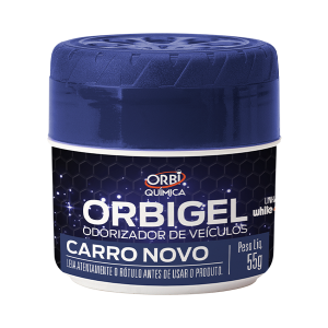 ORBIGEL ODORIZADOR CARRO NOVO 55G