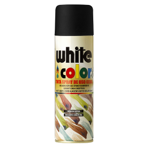 TINTA SPRAY PRETO FOSCO 340ML 220G ORBI
