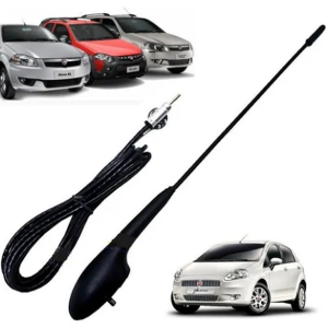 ANTENA PALIO UNO MOBI MODELO ORIGIAL COM CABO 3 MTS