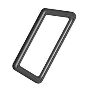 MOLDURA MAÇANETA INTERNA VOLKSWAGEN MODERNO LADO ESQUERDO PRETO