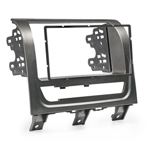 MOLDURA PALIO STRADA WEEKEND ADVENTURE SIENA APÓS 2013 2 DIN PRATA