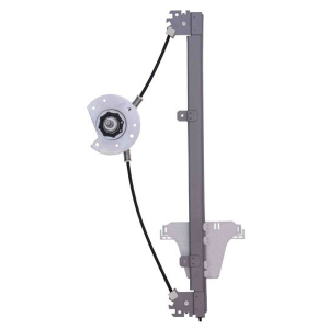 MAQUINA DE VIDRO MANUAL FOX SPACEFOX CROSSFOX TRASEIRO PINO LONGO LADO DIREITO