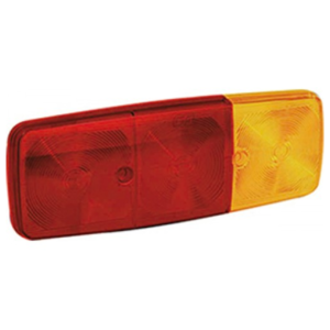 LENTE LANTERNA 329 330 TRASEIRA MERCEDES BENZ 1313 PADRÃO BICOLOR