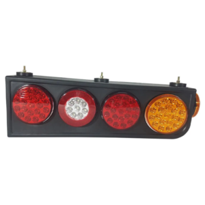 LANTERNA TRASEIRA RED RANDON ATÉ 2000 LED METALIZADA 24V CRISTAL
