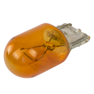 LAMPADA PINGÃO 21W 12V BASE VIDRO GDE 1 POLO AMBAR