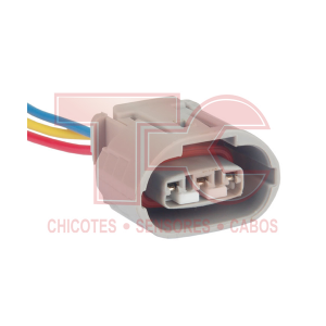 CHICOTE 3 VIAS FÊMEA REGULADOR DE VOLTAGEM HONDA TOYOTA