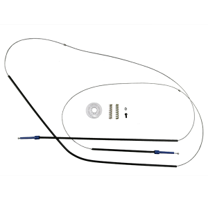 KIT REPARO DE MÁQUINA DE VIDRO ELÉTRICO GOL G3 E G4 DIANTEIRO 4 PORTAS TORRE INTERNA