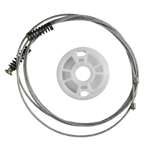 KIT REPARO DE MÁQUINA DE VIDRO ELÉTRICO GOLF 1999 ATÉ 2013 TRASEIRO