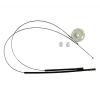 KIT REPARO DE MÁQUINA DE VIDRO ELÉTRICO FOX 4 PORTAS TRASEIRA