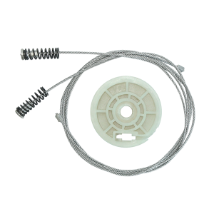 KIT REPARO DE MÁQUINA DE VIDRO ELÉTRICO CITROEN C3 4 PORTAS LADO ESQUERDO E LADO DIREITO ATÉ 2009 TRASEIRA