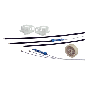 KIT REPARO DE MÁQUINA DE VIDRO ELÉTRICO PEUGEOT 206 PASSION 4 PORTAS DIANTEIRO