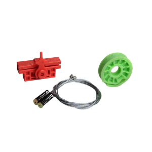 KIT REPARO DE MÁQUINA DE VIDRO ELÉTRICO PUNTO LINEA ATÉ 2017 DIANTEIRO LADO DIREITO 