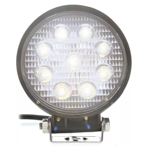FAROL AUXILIAR REDONDO COM 9 LEDS 27W 9 A 48V