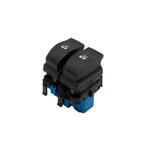 INTERRUPTOR DO VIDRO DUSTER SANDERO LOGAN 2015 ATÉ 2017 DUPLO 6 PINOS FUNDO AZUL