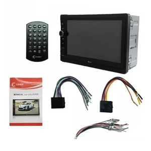 REPRODUTOR 2 DIN 6.2 MP51080P BT ESPELHAMENTO IOS ANDROID CONTROLE VOLANTE