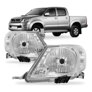 FAROL PRINCIPAL HILUX 2009 ATÉ 2011 SETA CRISTAL LADO ESQUERDO