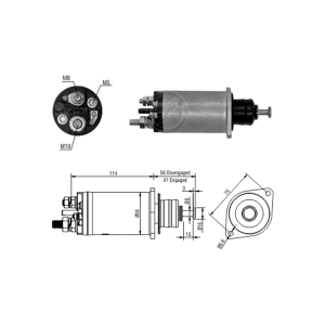 AUTOMATICO CASE DELCO FORD F600 À F900 FREIGHTLINER KENWORTH MB STERLING 12V
