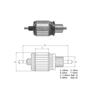 INDUZIDO FORD CARGO CUMMINS NEW HOLLAND JOHN DEERE CASE M100 12V