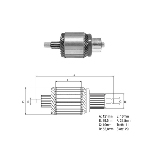 INDUZIDO LIFAN 1.8 2017 EM DIANTE MITSUBISHI EMPILHADEIRA 12V