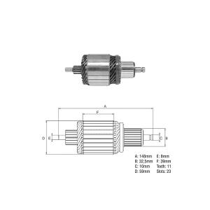 INDUZIDO BLAZER OMEGA S10 VECTRA FONTIER HILUX 12V