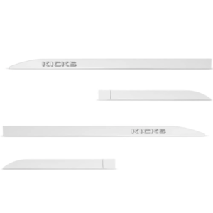 JOGO FRISO LATERAL KICKS SLIM BRANCO DIAMOND COM NOME CROMADO