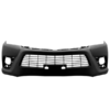 PARA CHOQUE HILUX 2018 ATÉ 2020 DIANTEIRO PRETO LISO COM GRADE