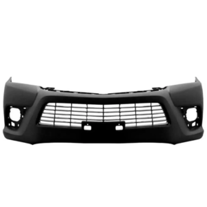 PARA CHOQUE HILUX 2018 ATÉ 2020 DIANTEIRO PRETO LISO COM GRADE