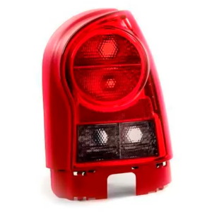 LANTERNA TRASEIRA GOL GIV CARCAÇA VERMELHA FUME LADO ESQUERDO