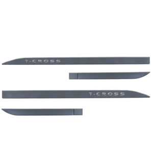 JOGO FRISO LATERAL T-CROSS CINZA PLATINUM 3D