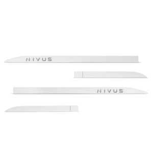 JOGO FRISO LATERAL NIVUS BRANCO CRISTAL 3D