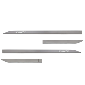 JOGO FRISO LATERAL YARIS PRATA PREMIUM 3D