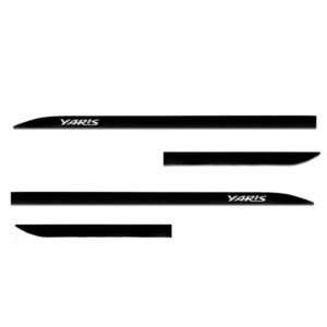 JOGO FRISO LATERAL YARIS PRETO INFINITO 3D