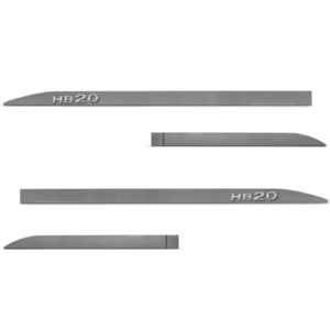 JOGO FRISO LATERAL NOVO HB20 PRATA BRISK 3D