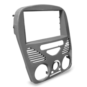 MOLDURA PALIO FIRE G2 2002 ATÉ 2014 COM AR 2DIN PRATA