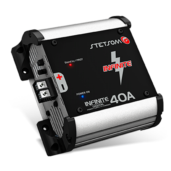 FONTE AUTOMOTIVA DIGITAL INFINITE 40A BIVOLT 1000 WATTS RMS 14.4 VOLTS